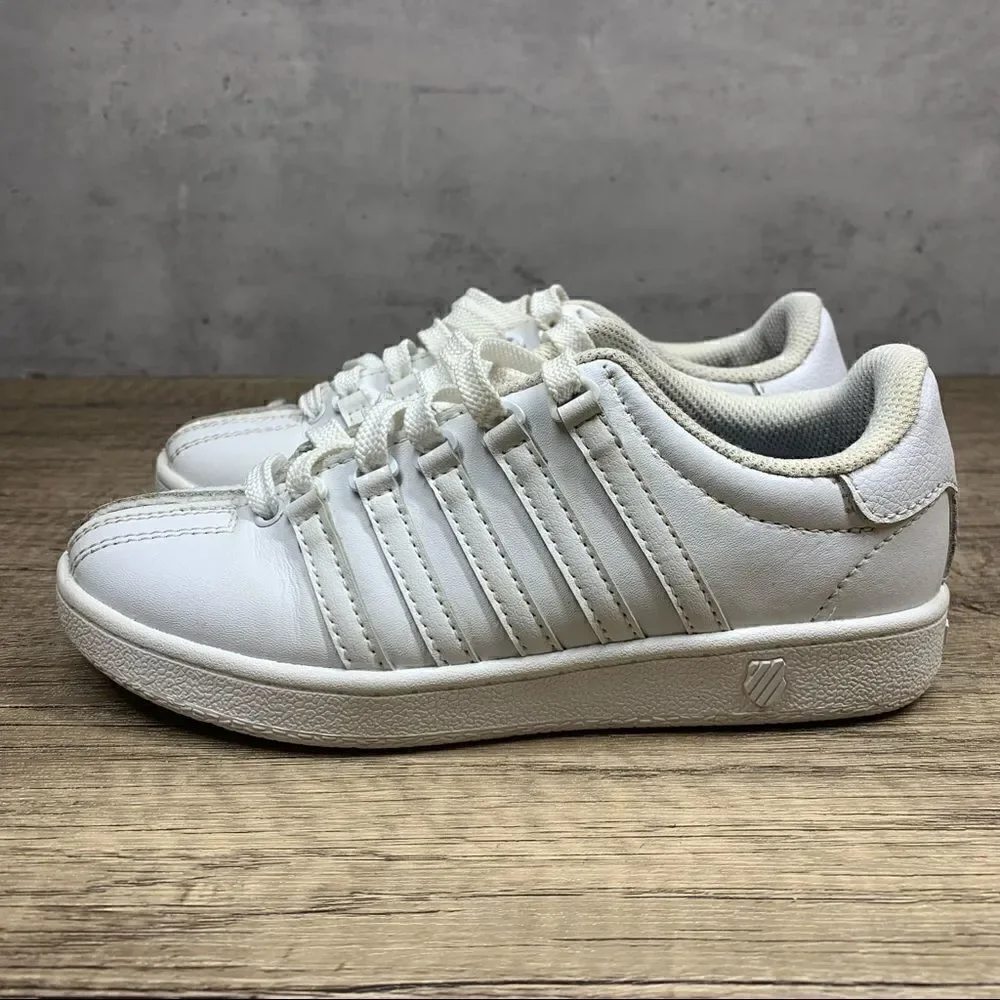 K-Swiss unisex~ kids sneakers~White~Size 13.5‎